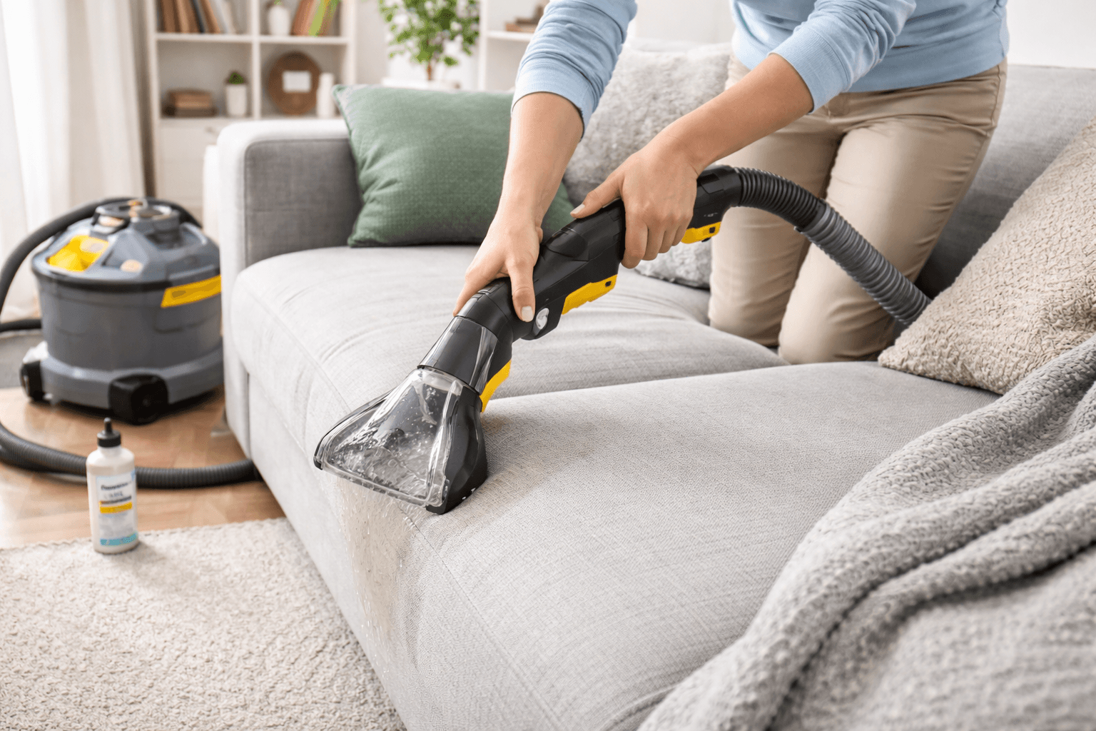 Profesionálne tepovanie sedačky